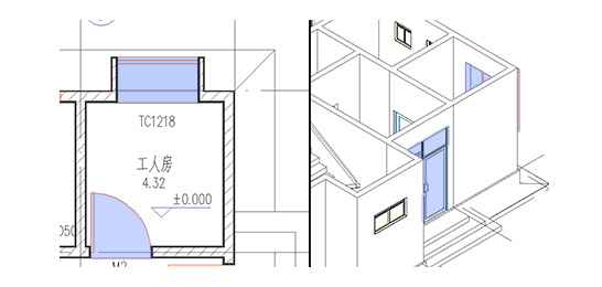 浩辰CAD建筑_窗和门