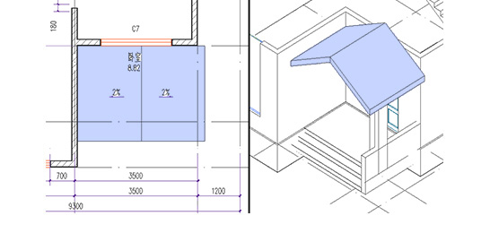 浩辰CAD建筑_屋顶
